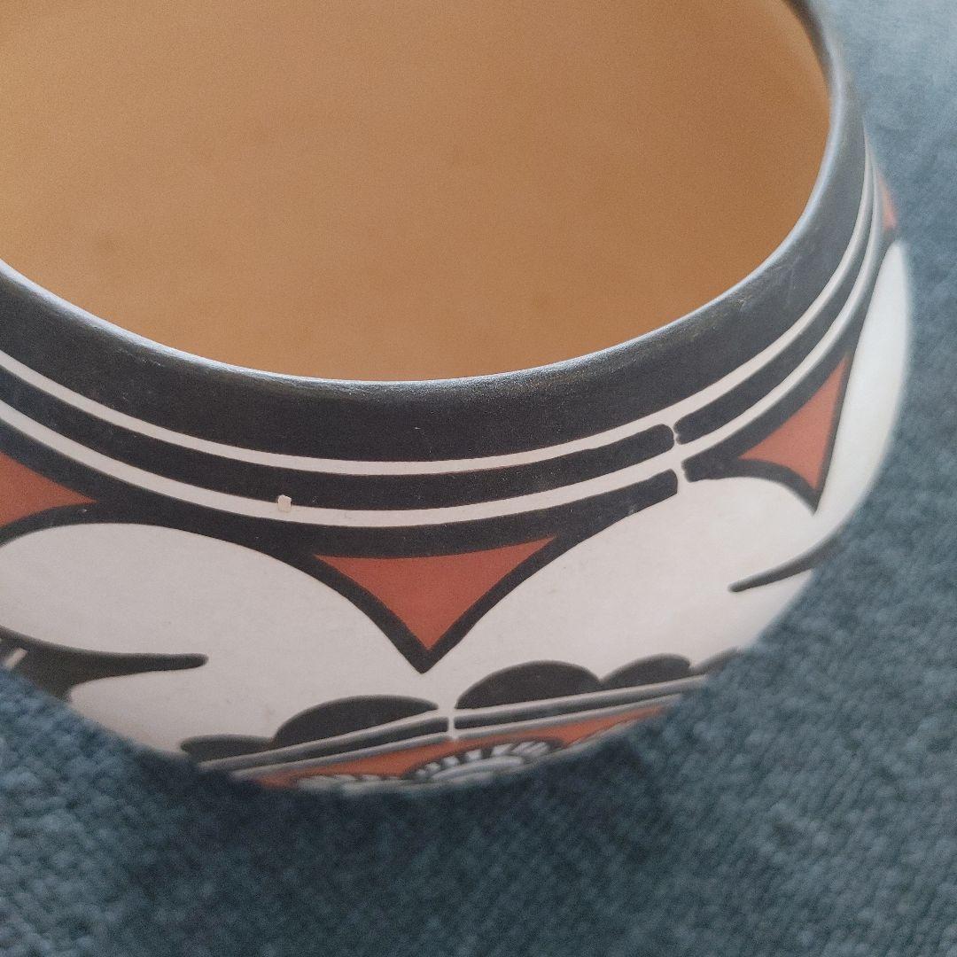 ズニ　ポタリー　ハンドペイント2001 ネイティブアメリカン　インディアンジュエ