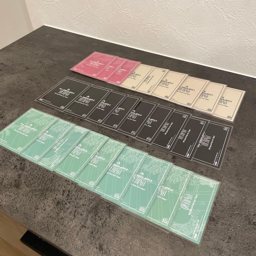 Mrs.GREEN APPLE Utopiaフォトカード(ノーマルコンプリート)