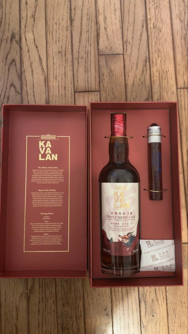 M*3様 KAVALAN トリプルシェリーカスク シングルモルト ウイスキー ギ
