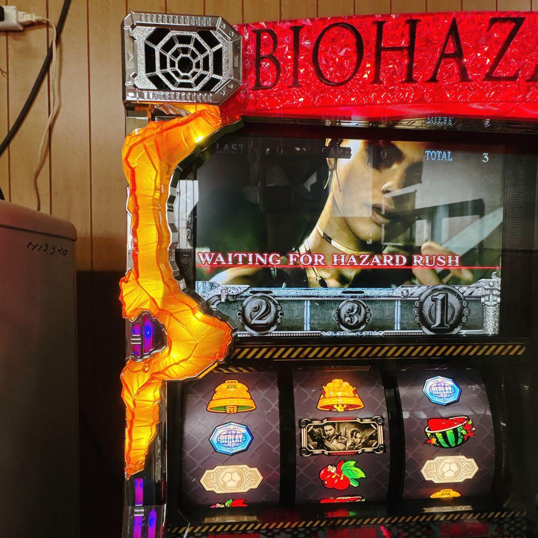 スロット　実機　バイオハザード５Ｚ　ハンタープライズ　不要機　家庭用電源