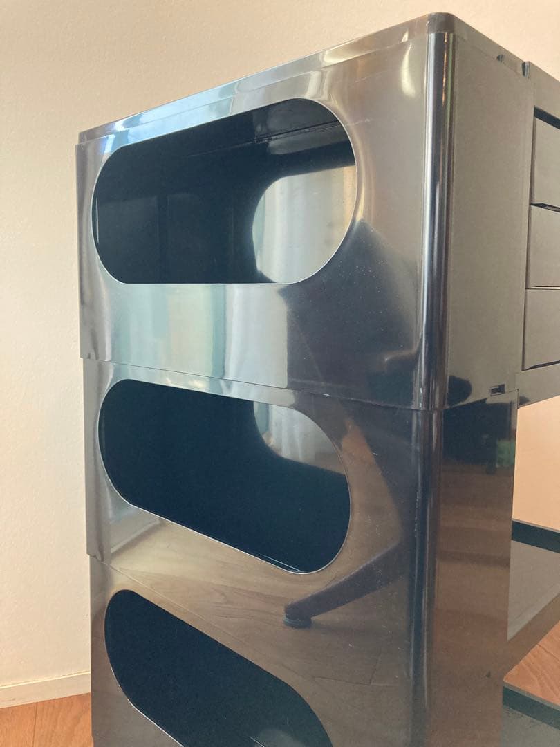 B-LINE ボビーワゴン 3段3トレイ ブラック