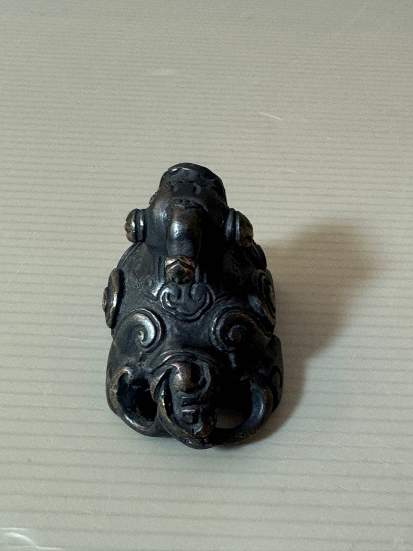 2718 水滴 ブロンズ 獅子 書道