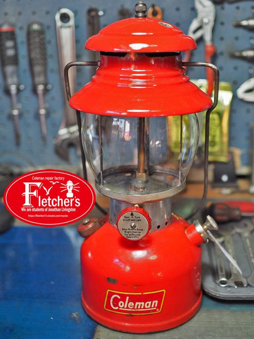 絶好調1960年4月 コールマン 200A ランタン（イエローボーダー） t88