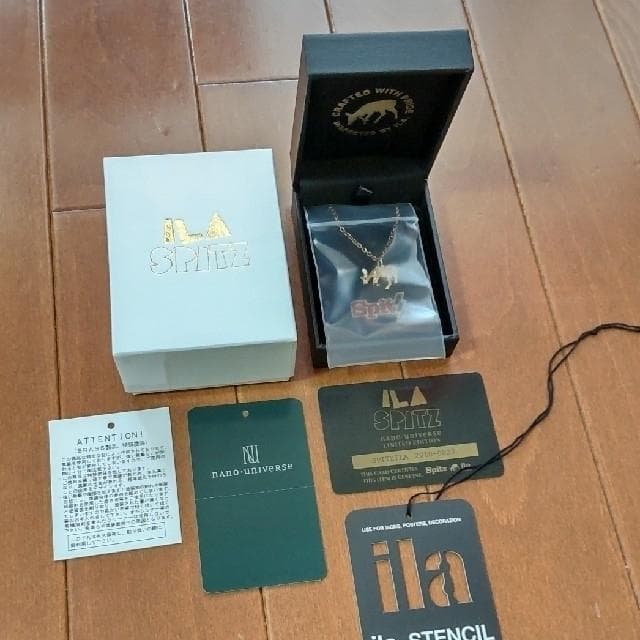 【限定品】Spitz+ila チョーカー&ピンバッジ nano・universe