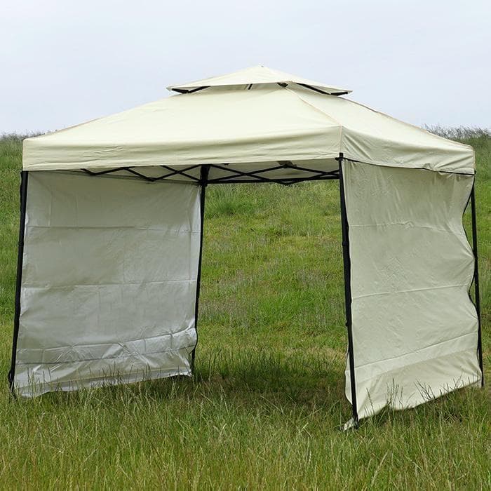 風通し良好★ テント UVカット 遮光 遮熱 高さ3段調整 ブルー 他カラー有