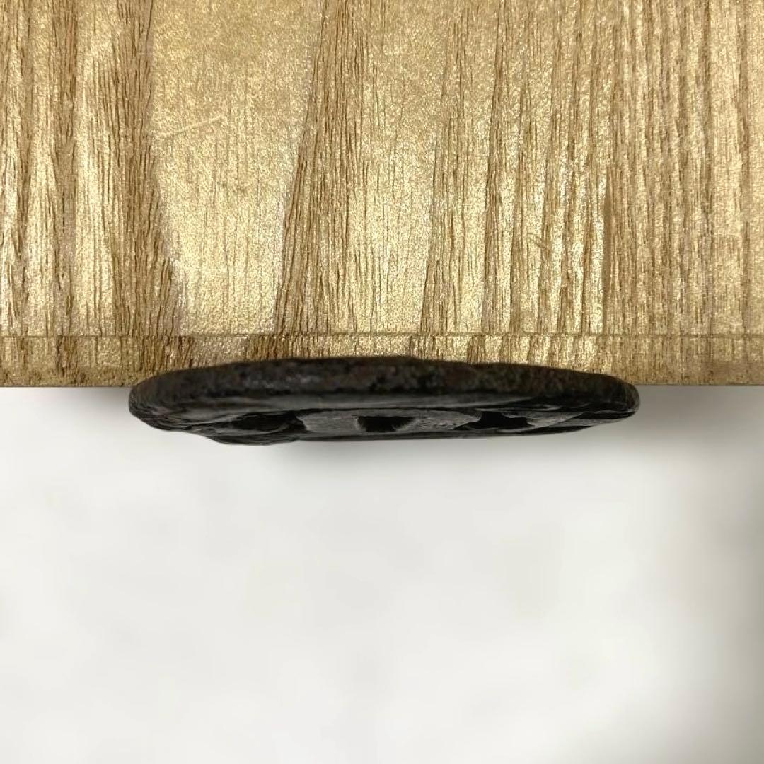 B-78 鍔　在銘　武具　刀装具　日本　骨董品　時代物　美術品　工芸品