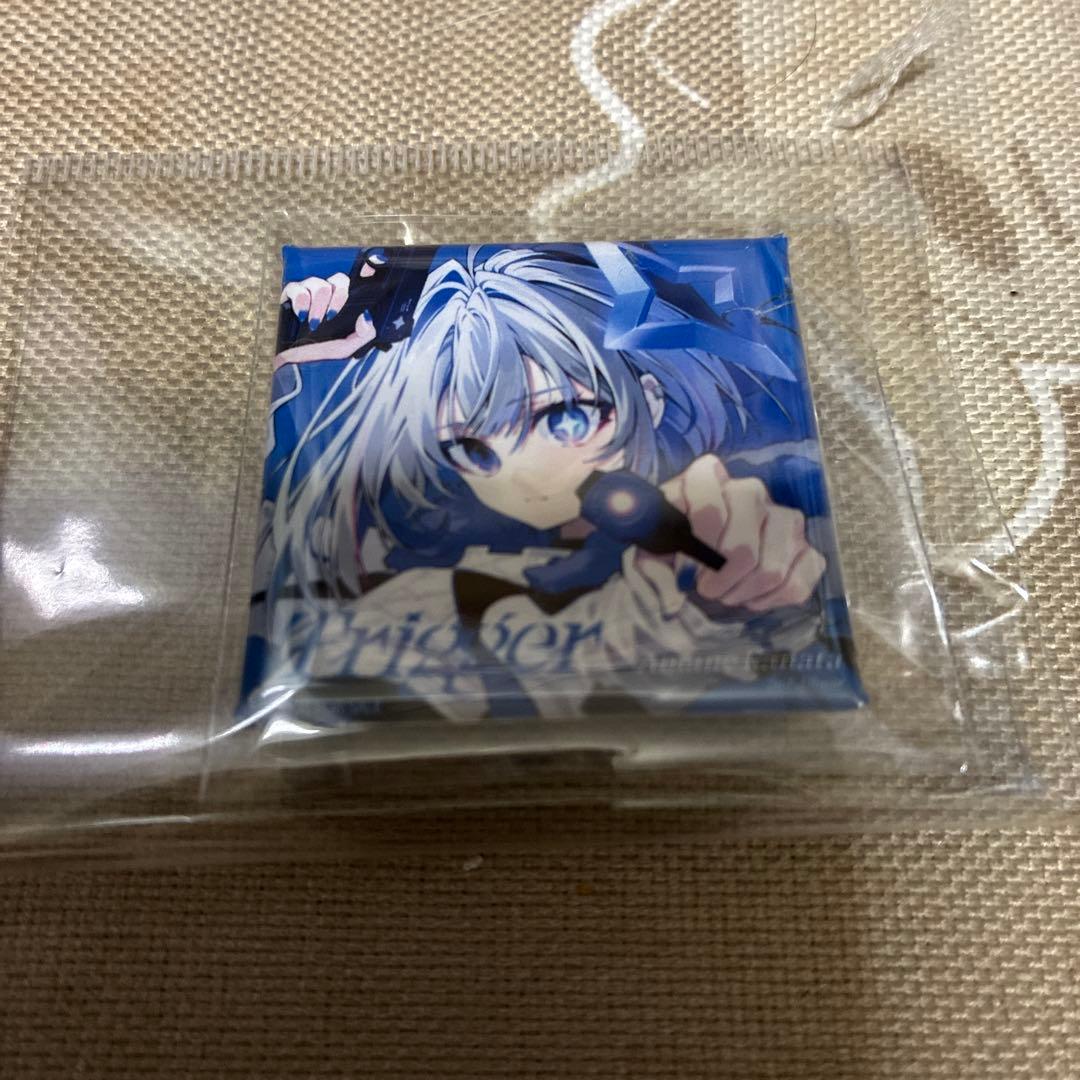 天音かなた アルバム Trigger HMV 特典 スクエアバッジ 缶バッジ