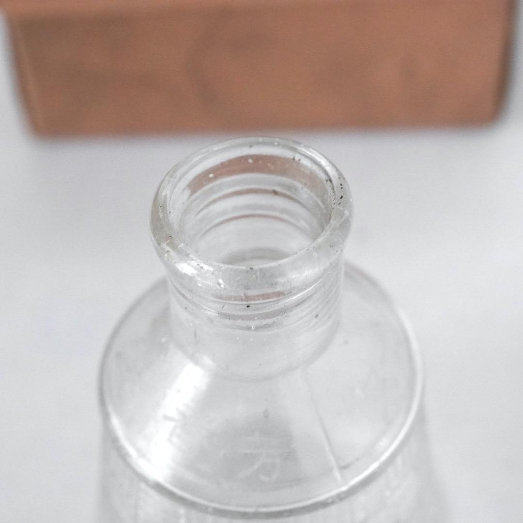 チキンソースの醤油瓶 醤油差し レトロ ガラス瓶 元箱