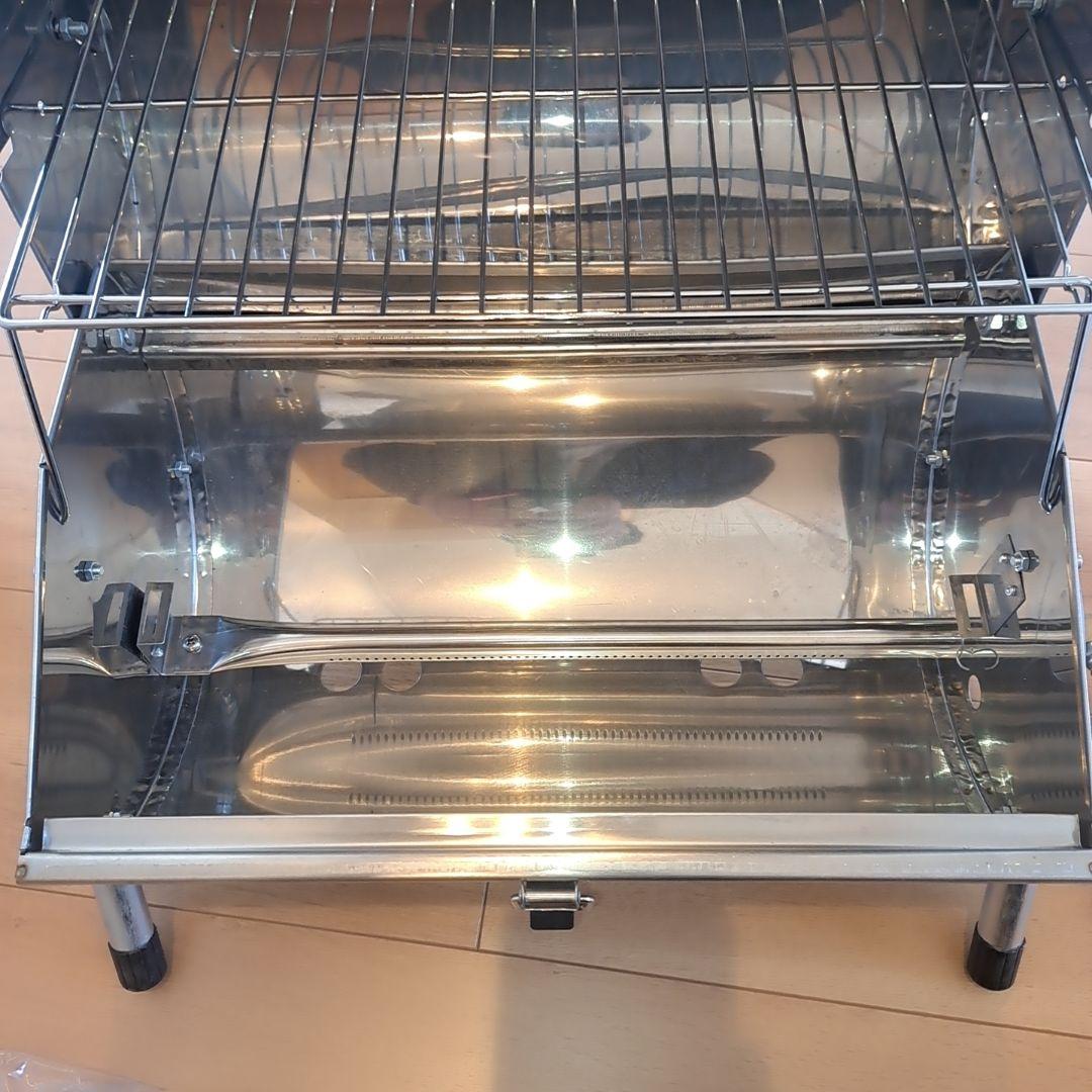 カリフォルニア パティオ 溶岩石 BBQグリル 遠赤外線 ボンベ式BBQコンロ