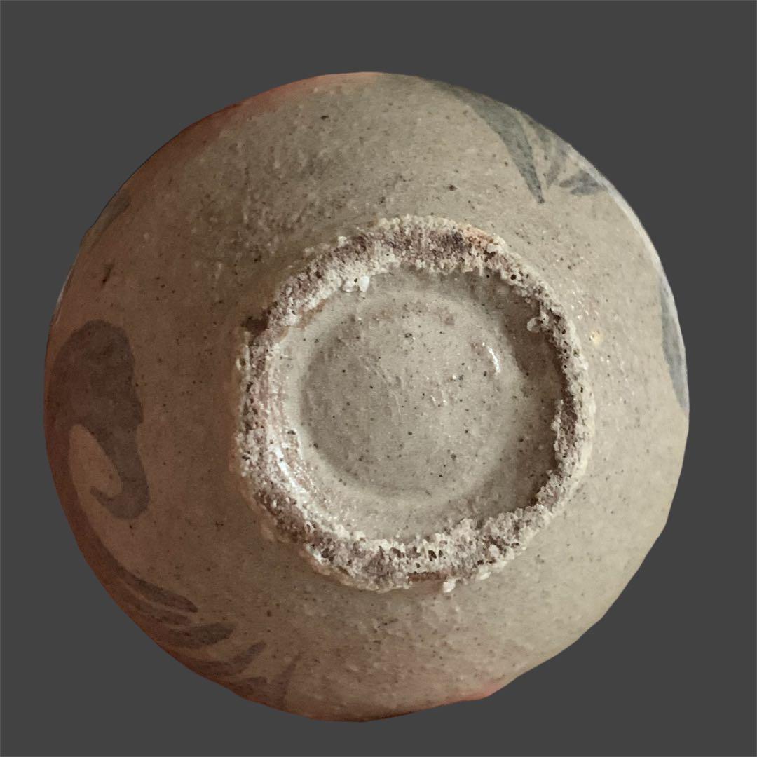 欠けあり 高麗青磁鉄絵唐草紋 花瓶 花器 李朝高麗コレクター放出品陶磁古玩朝鮮美