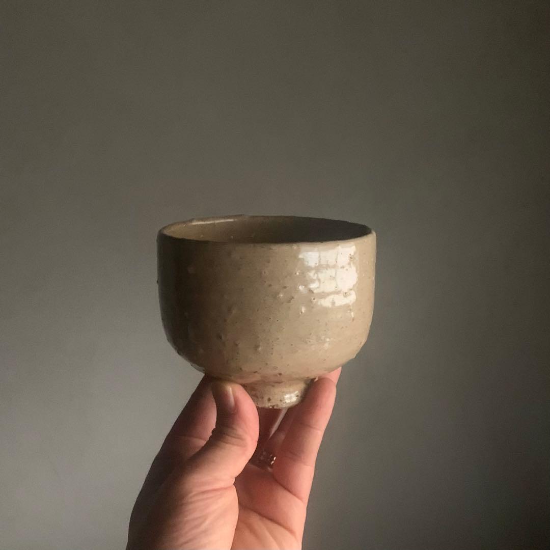 佳き高台の 萩焼 茶碗 茶道具 古道具 アンティーク