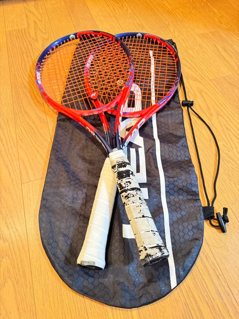 HEAD RADICAL PRO 硬式テニスラケット 赤と青 2本セット