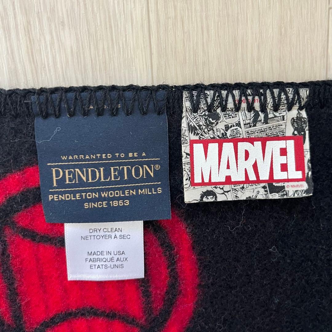 希少 未使用タグ付 PENDLETON × MARVEL ブランケット キャンプ