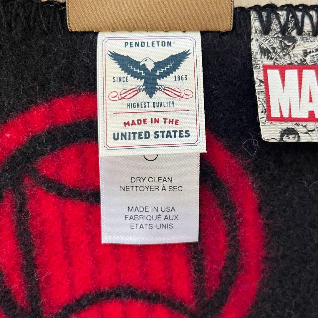 希少 未使用タグ付 PENDLETON × MARVEL ブランケット キャンプ