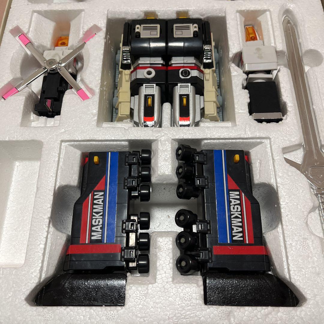 【絶版】【美品】【箱一部破れ】超合金　グレートファイブ　マスクマン