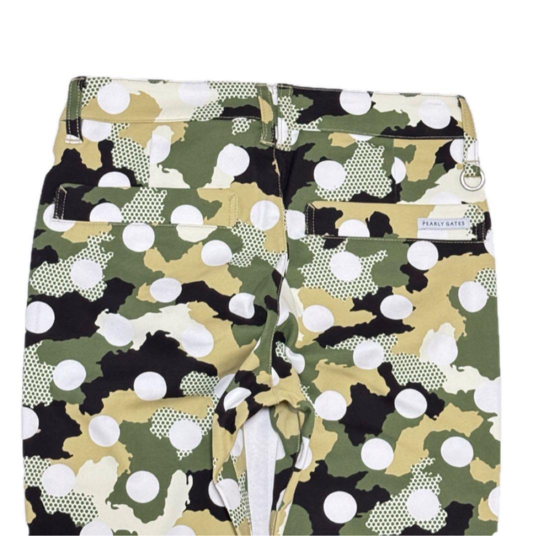 新品タグ付 パーリーゲイツ 22年 ドット迷彩柄 ゴルフパンツ 0サイズ