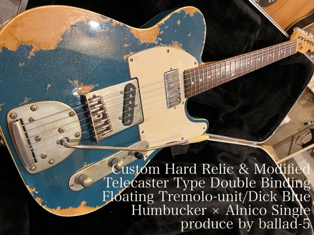 ハードレリックTL.Wバインディング/フローティングトレモロ/ダックブルー