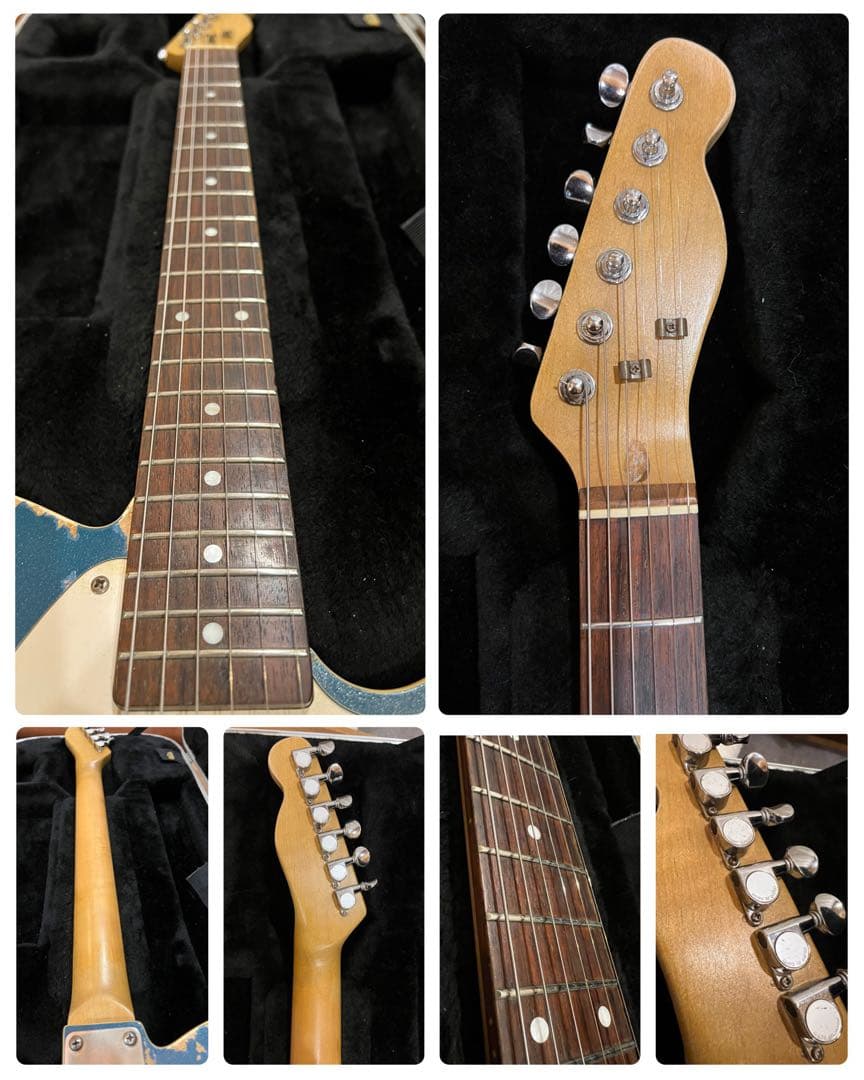 ハードレリックTL.Wバインディング/フローティングトレモロ/ダックブルー