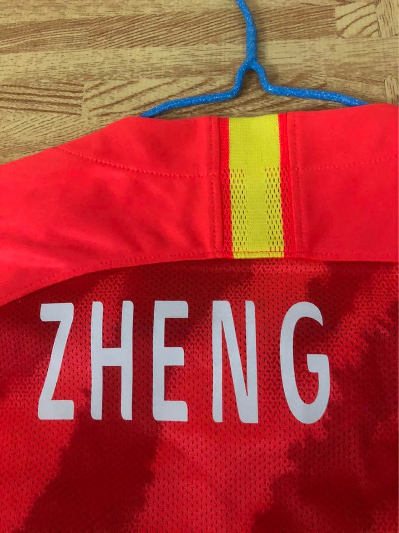 【選手支給品】2020年広州恒大CFAユニフォーム　10番鄭智選手
