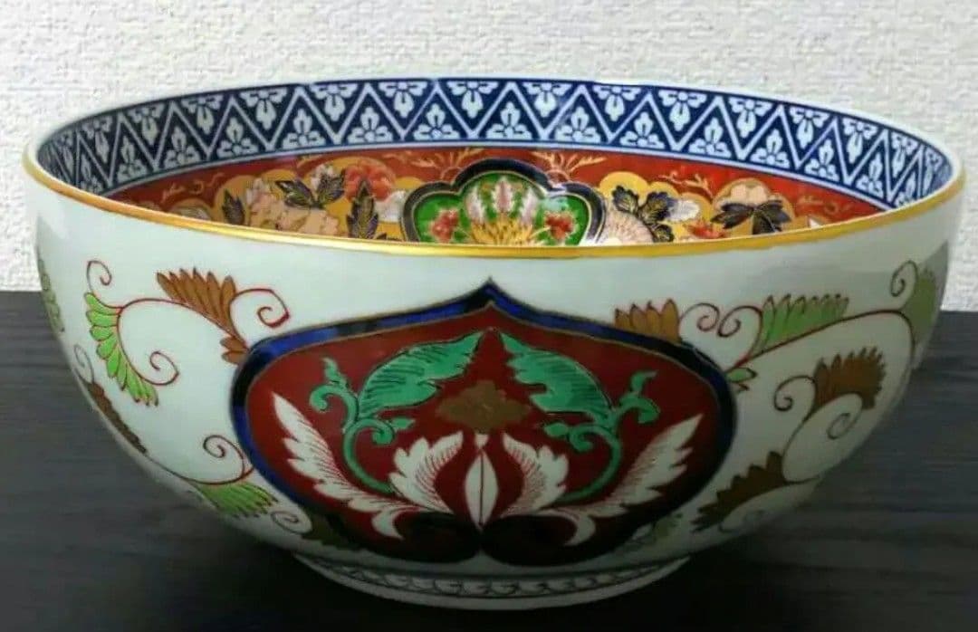 【未使用】極錦金彩古伊万里 鉢(大)