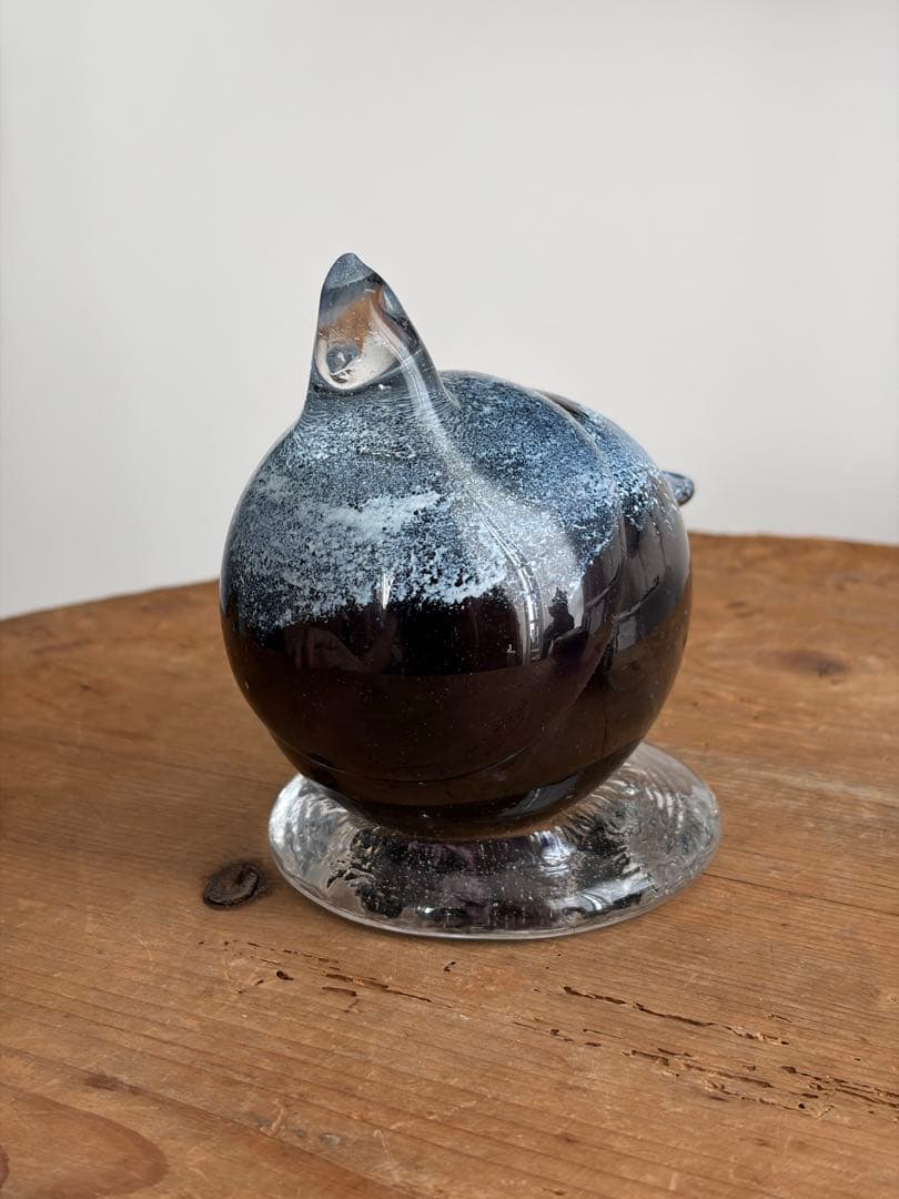 スウェーデン製 Haparanda Glasbruk ガラスの鳥 オイバトイッカ