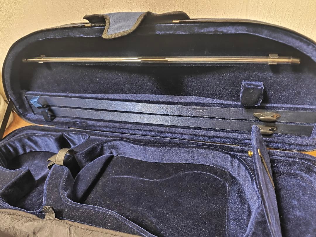 WALTER MAHR #5 4/4 バイオリン　弓ケース肩当松脂セット