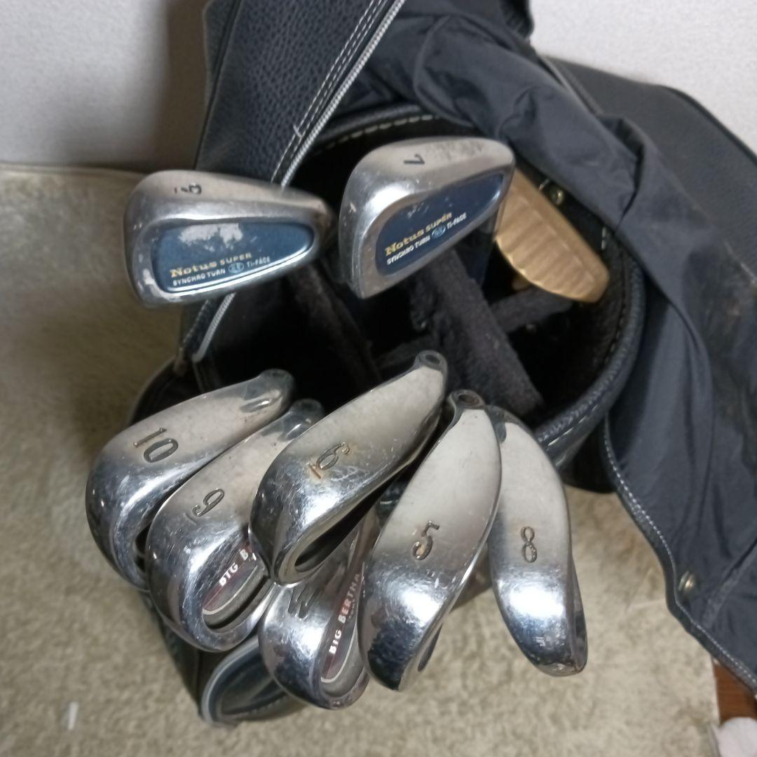 Callaway BIG BERTHA アイアンセット　ゴルフバッグ レザー