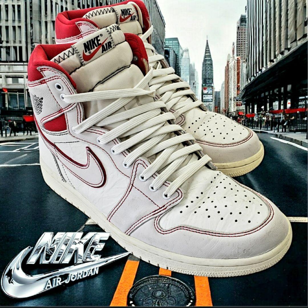 ナイキエアジョーダン レトロOGファントム/University Red 29