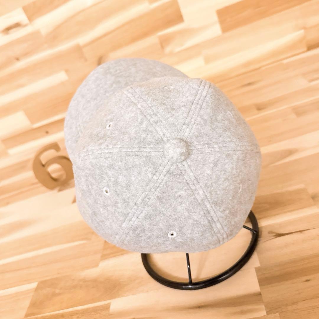 レア/廃番【マークアンドロナ】スカル ロゴ フリース キャップ ゴルフ グレー