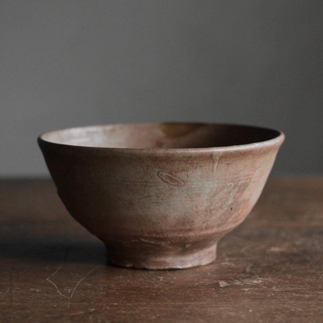 李朝 堅手 茶碗 朝鮮美術 古美術 古道具 アンティーク 茶道具 李朝茶碗