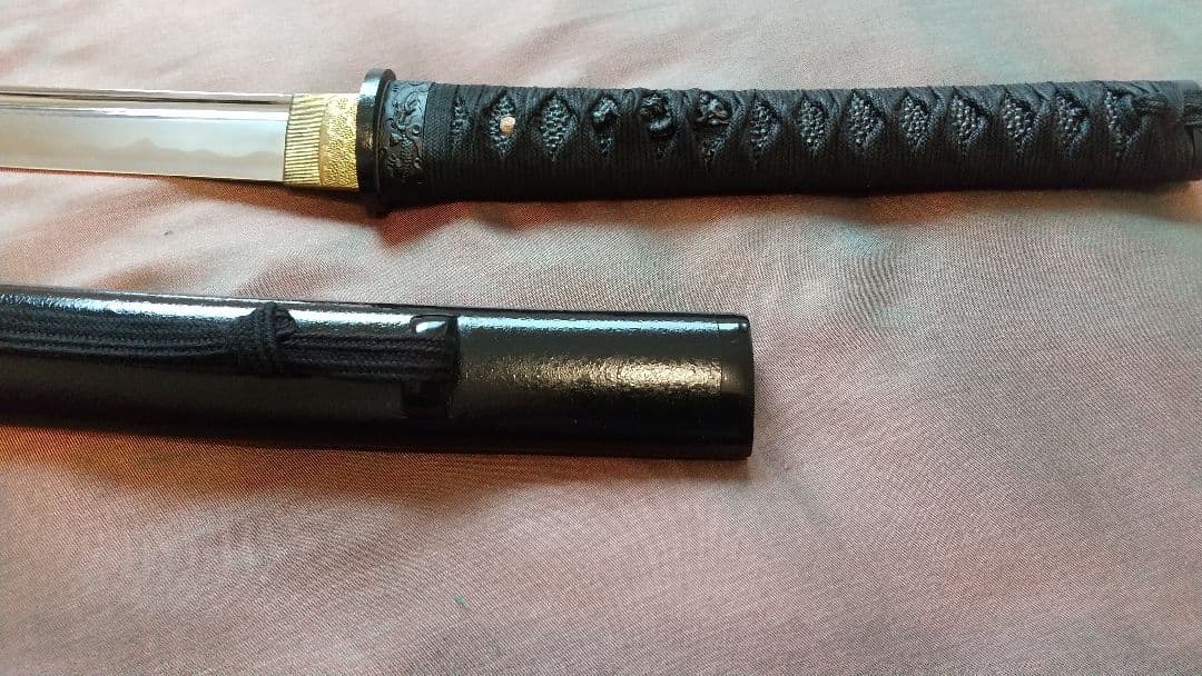 【樋入り互の目丁子乱れ】模造刀 舞踊 模擬刀 拵え 喰出し鍔 刀剣 日本刀 刀