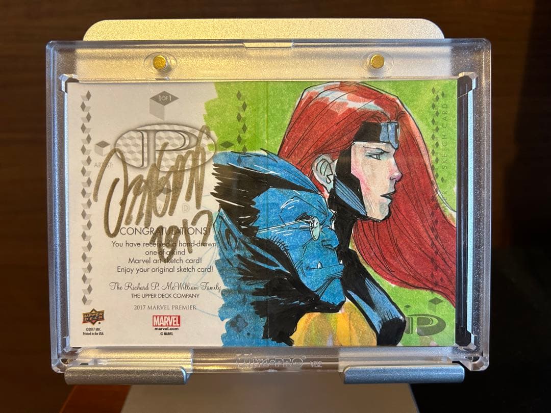 その他 MARVEL PREMIER 2017 X-MEN sketch card