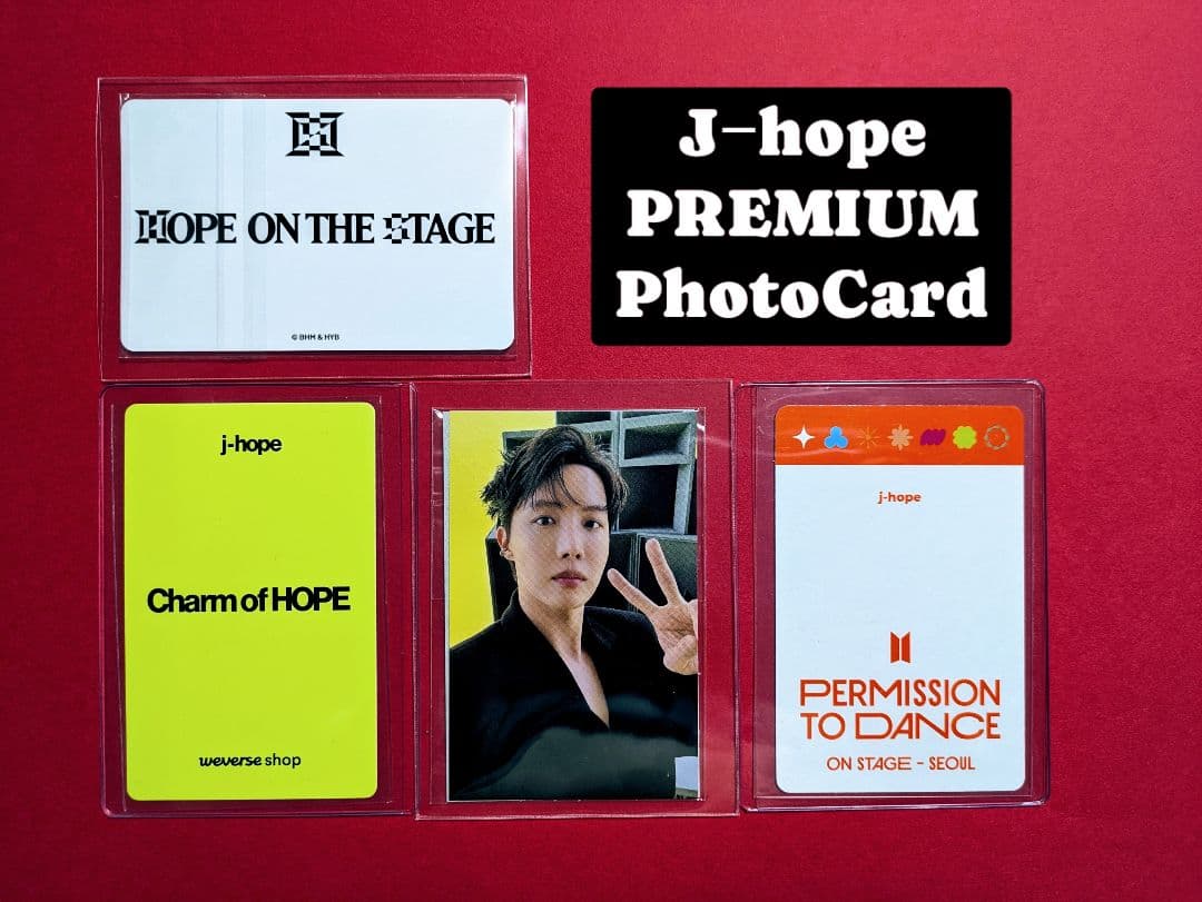 BTS公式 J−hope PREMIUM PhotoCard set