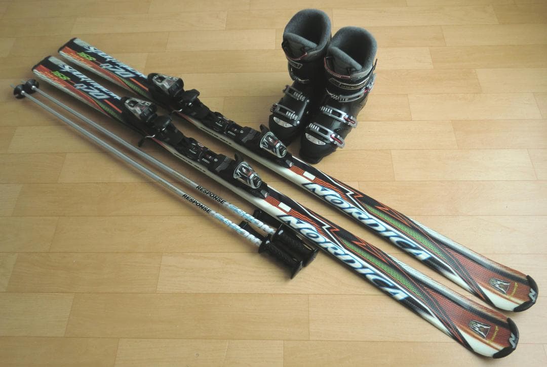 ■■送料無料■NORDICA■メンズスキーセット■板168靴27.5■メンテ付■