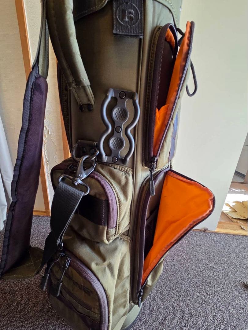 BRIEFING キャディバッグ オリーブグリーン