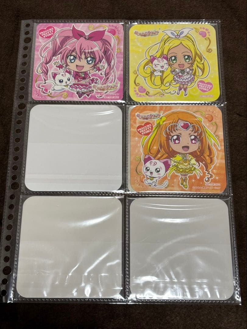 プリキュア　プリティストア　コースター　コンプリート　ノベルティ