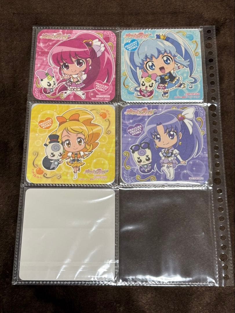 プリキュア　プリティストア　コースター　コンプリート　ノベルティ