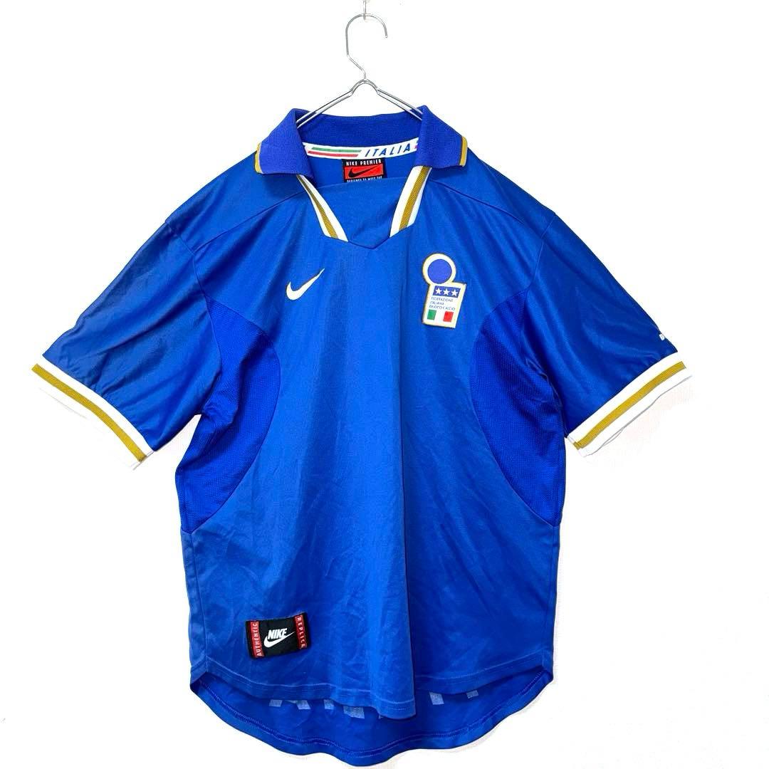 激レア！90s vintage サッカー　ゲームシャツ　イタリア代表　ナイキ