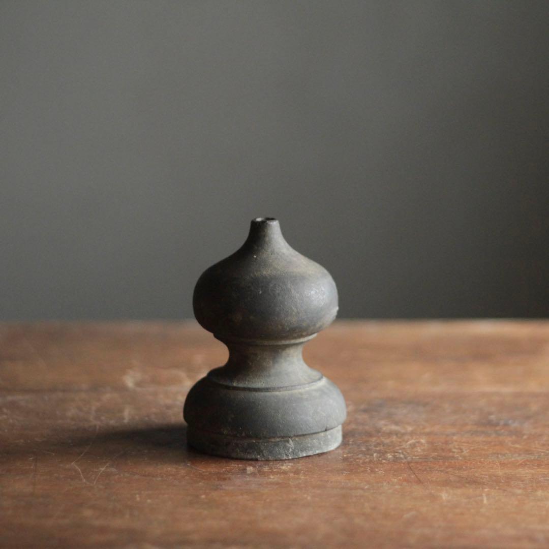 古銅 擬宝珠 古美術 古道具 アンティーク 仏教美術 オブジェ