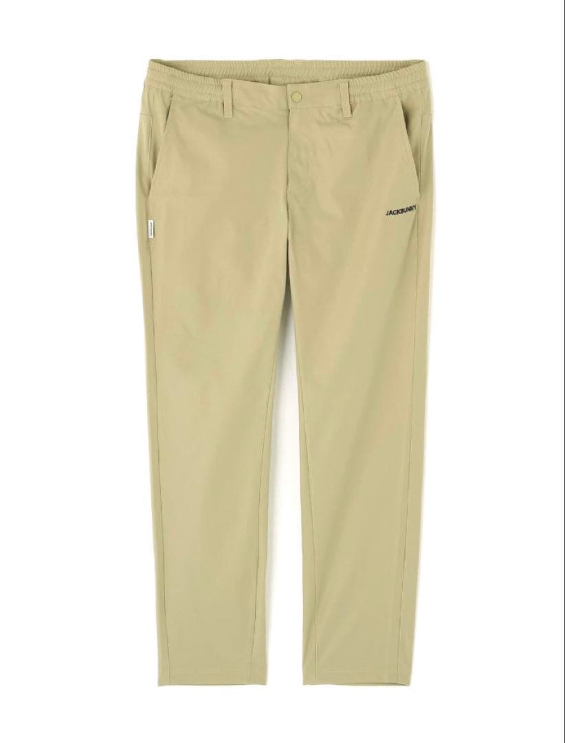 新品 パーリーゲイツ ジャックバニー ポリエステルツイルパンツ(7)3Lベージュ