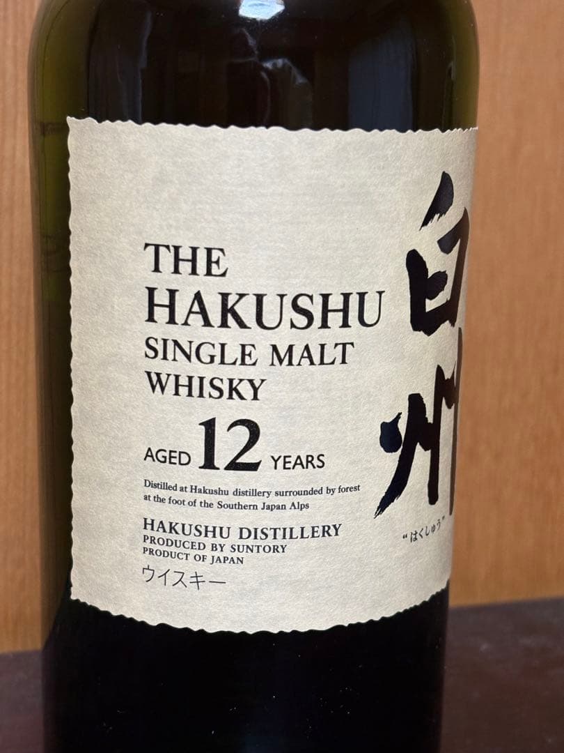 サントリー　ウイスキー　白州　12年