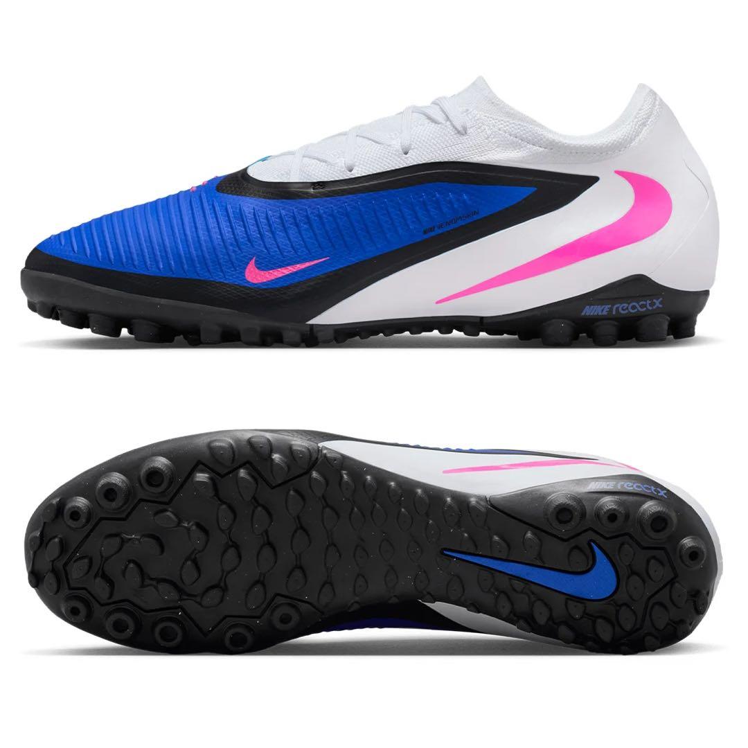 ナイキ リアクト ファントム 6 LOW プロ TF(ブルー×ピンク×ホワイト)