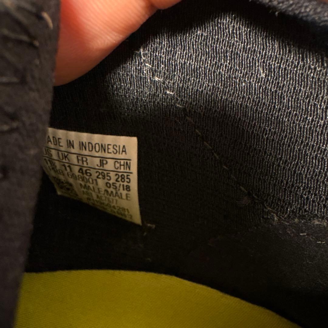 adidas サッカーシューズ スパイク 黒/青/黄