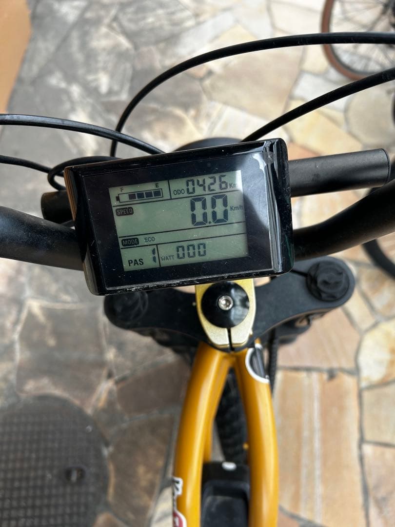 CYCOO GHOST電動アシスト自転車 カスタム多数　イエロー