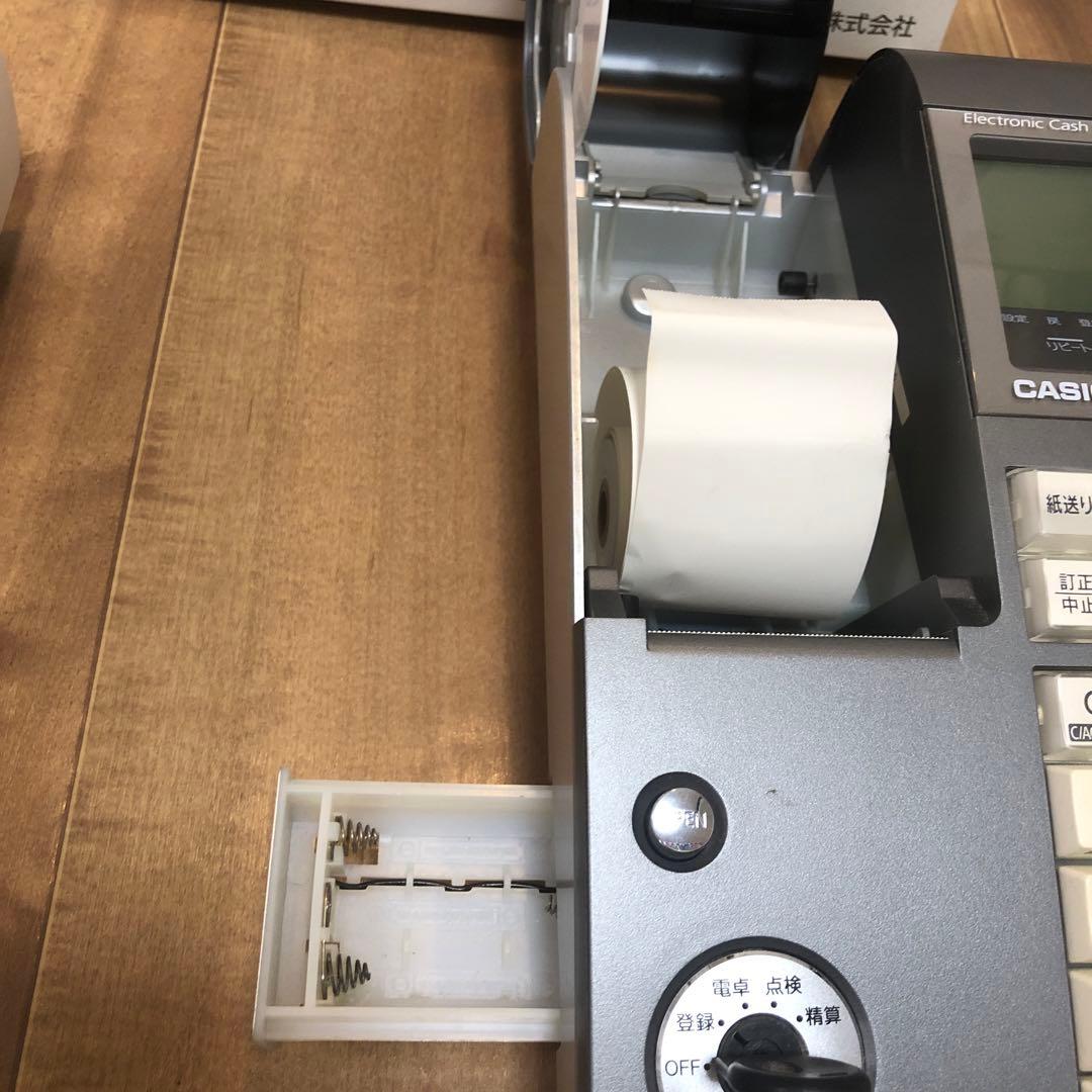CASIO TE-300 レジスター⭐︎取扱説明書付き⭐︎ロール紙付き