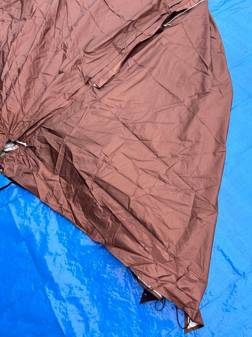 【美品】フィールドア トンネルテント620 ダークブラウン