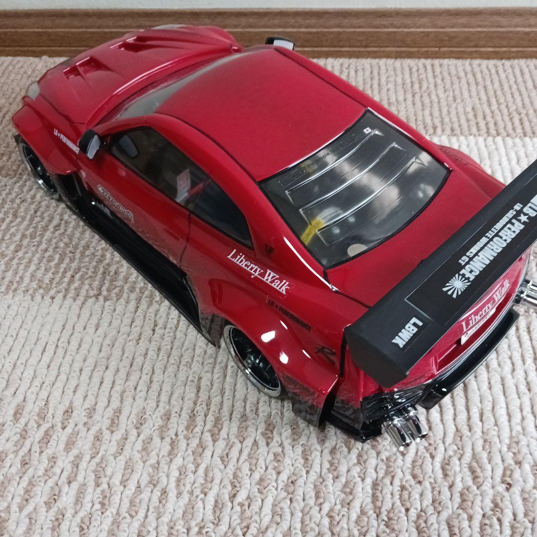 タミヤ TT02 シャーシ、GT-R R35 リバティウォークボディ