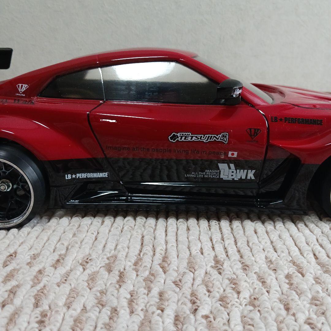 タミヤ TT02 シャーシ、GT-R R35 リバティウォークボディ