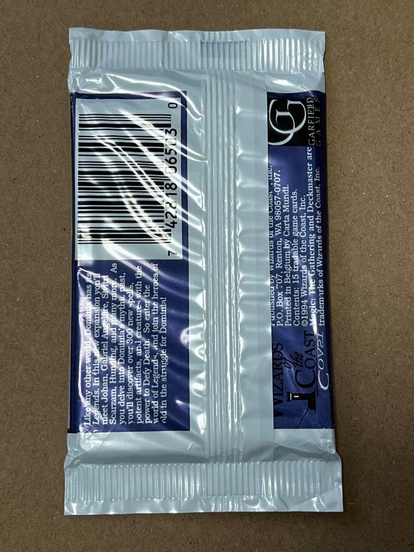 MTG 絶版 未開封 レジェンド ブースターパック 英語