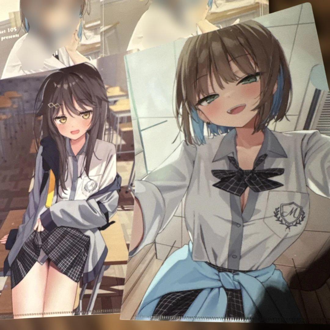 むにんしき（むにらんど）直筆サイン 色紙　フルセット　c107 c105